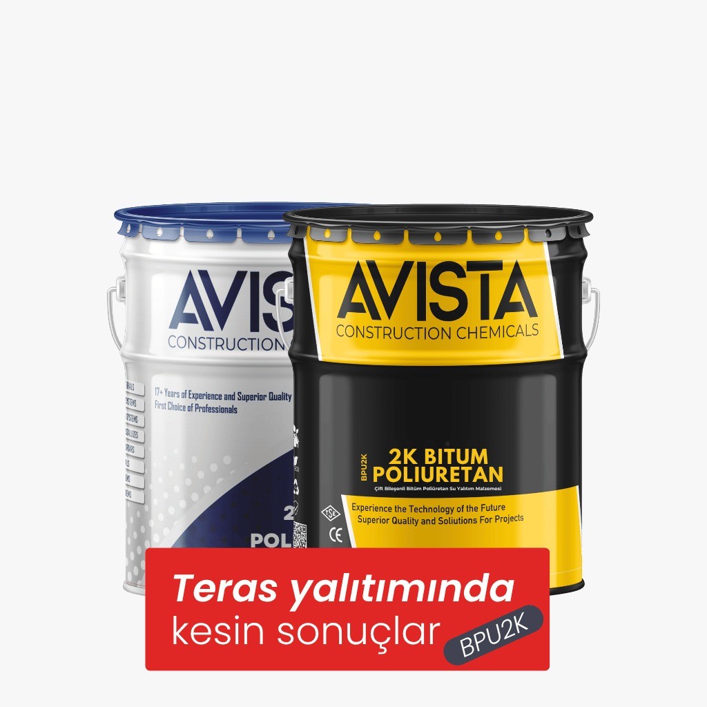 Avista 2K Bitüm Poliüretan ve 1K Poliüretan su yalıtım ürünleri